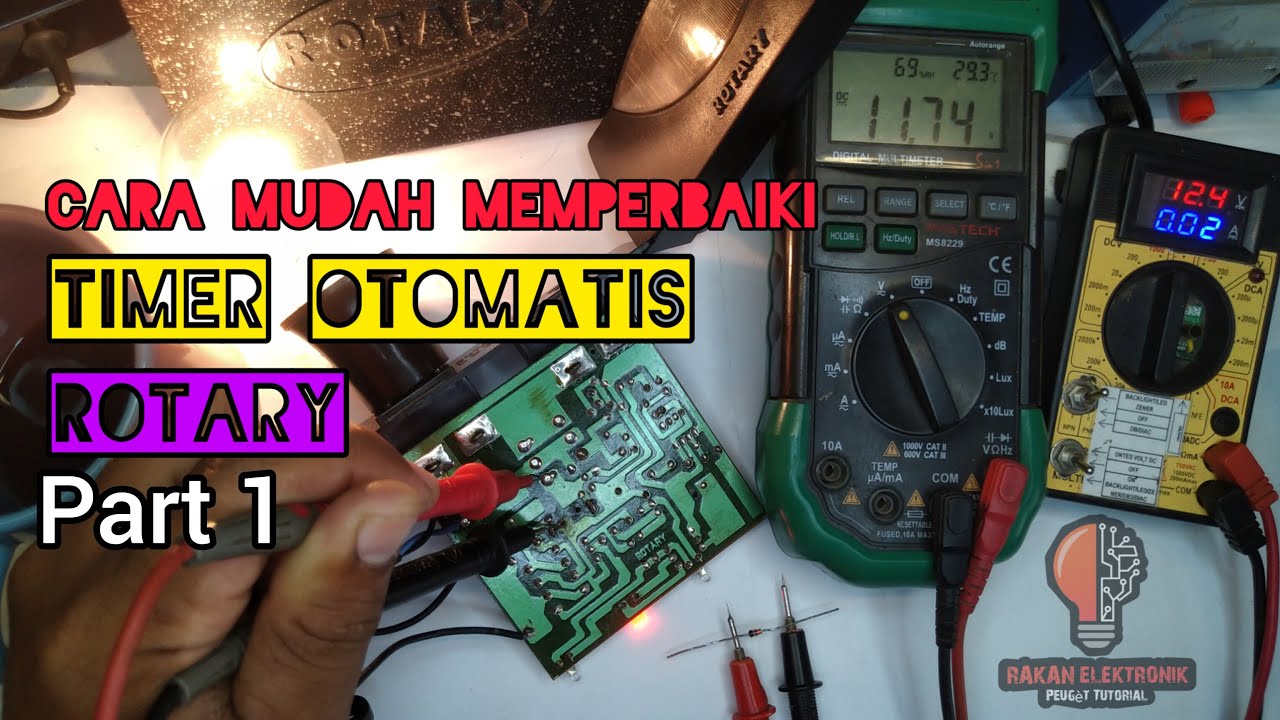 tutorial lengkap perbaikan timer otomatis kulkas part 1 