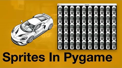 How to display Sprite (png) files in Pygame