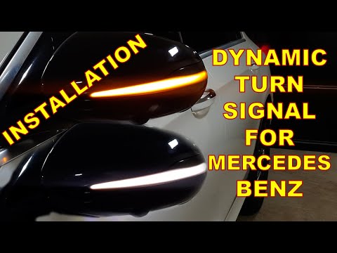 DIY How to install Sequential Dynamic Turn Signal LED Panel for Your MERCEDES W213, W205, W222 X253