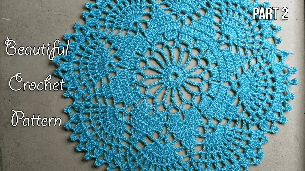 Crochet Thalposh ( Placemat / Tablecloth / Rumal ) in Urdu / Hindi