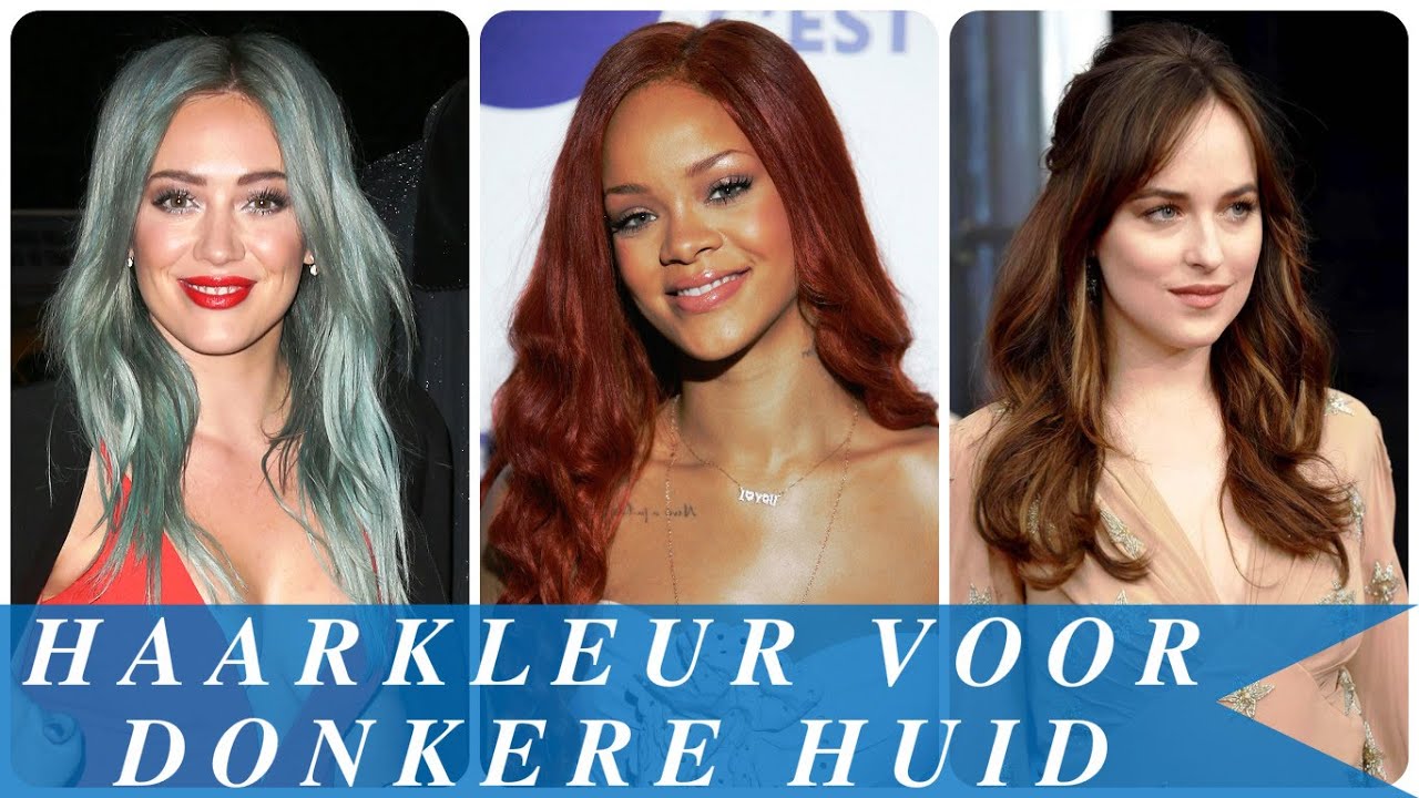 Haarkleur voor donkere huid - YouTube