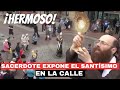 Sacerdote expone el SANTÍSIMO en la calle ¿Qué harías si te lo encuentras? 💕♥️✝️