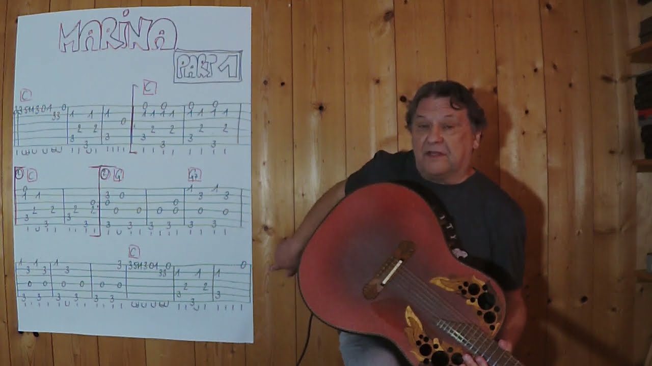 GUITAR Lesson # 620: MARINA (Rocco Granata / PART 1)