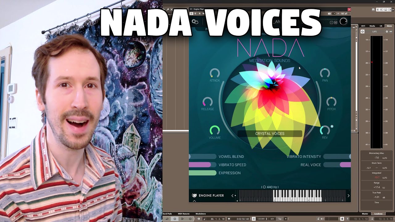 NADA Voices: Real and synth vocal instrument for relaxation music.