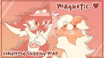 Magnetic - Completed Color Palette Shipping MAP
