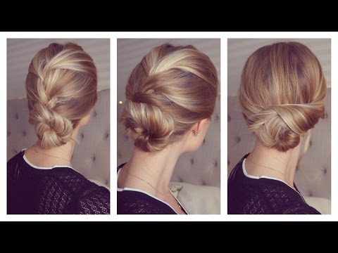 3 Easy and fast updos only using bobby pins