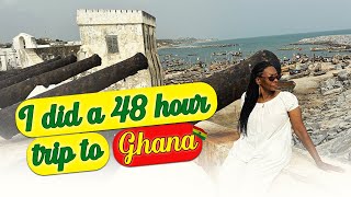 TRAVEL VLOG!  48 HOURS IN GHANA SOLO TRIP + BIRTHDAY CELEBRATION