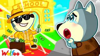 Wolfoo Finds Out His Dad Is A Secret Millionaire Wolfoo Cartoon