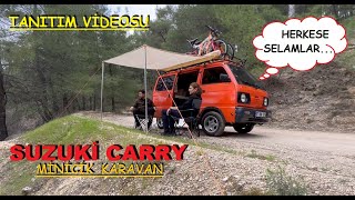 SUZUKİ CARRY // MİNİ CARAVAN TANITIM VİDEOSU // VLOG // 1 GÜNLÜK KARAVAN KAMPI