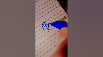 "Anvi" beautiful name and neat and clean cursive handwriting #viralshortvideo. please support me 🥺🥺