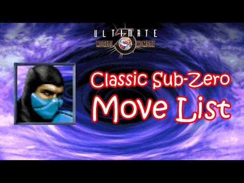 UMK3 - Classic Sub-Zero Move List