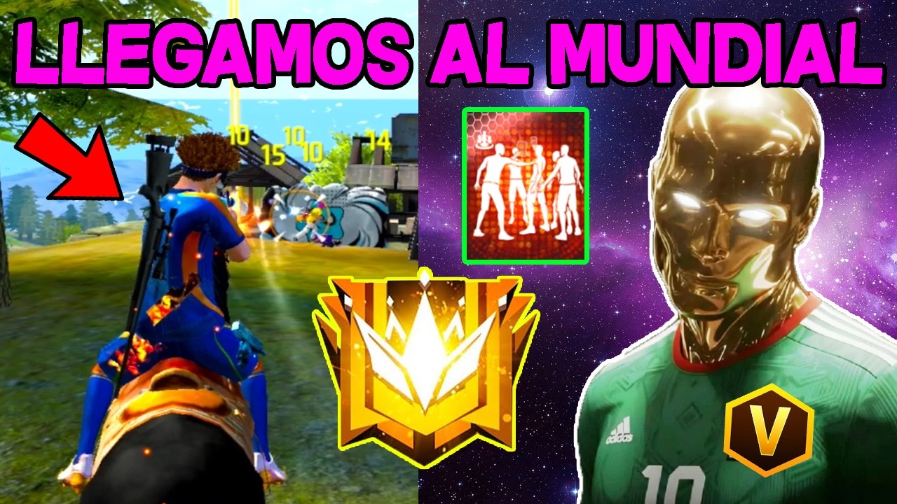 CLASIFICAMOS!!! GARENA FREE FIRE NOS INVITA AL MUNDIAL!!!