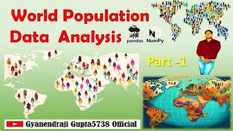 world population data analysis #python #pandas  #numpy  #trending  #viralvideo #video