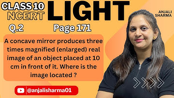 A concave mirror produces three times magnified (enlarged) real image|class 10|#cbse #ncert