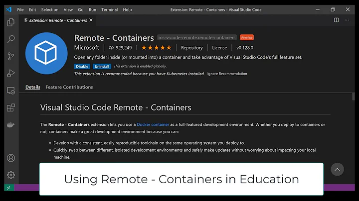 Visual Studio Code Development Containers: A Guide for Students