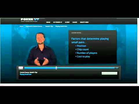 Como jogar pares pequenos com Daniel Negreanu