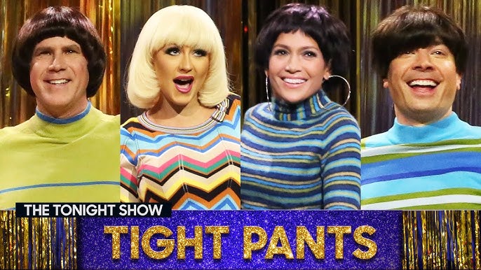 Will Ferrell and Jimmy Fallon Fight Over Tight Pants (Late Night