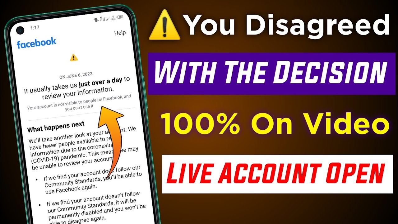 You disagreed with the decision facebook problem solve 2022 how to