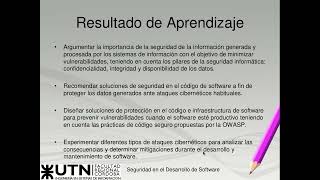 Seguridad en el Desarrollo de Software - ISIUTNFRC screenshot 4