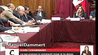 Dammert interviene en el inicio del debate sobre la #LeyPulpín2