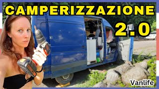 CAMPERIZZAZIONE 2.0 - Iniziamo i lavori di allestimento al Van | Giro del Mondo in Van | Ep. 247