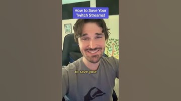 How to save your twitch streams! #twitchtips #howtostreamontwitch #streamertips #newstreamer