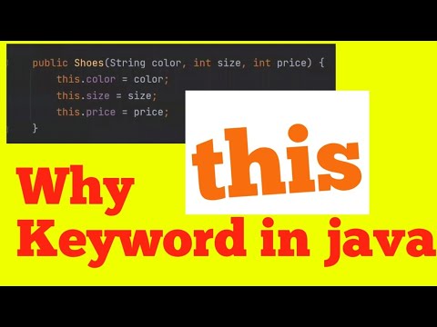 this keyword in java