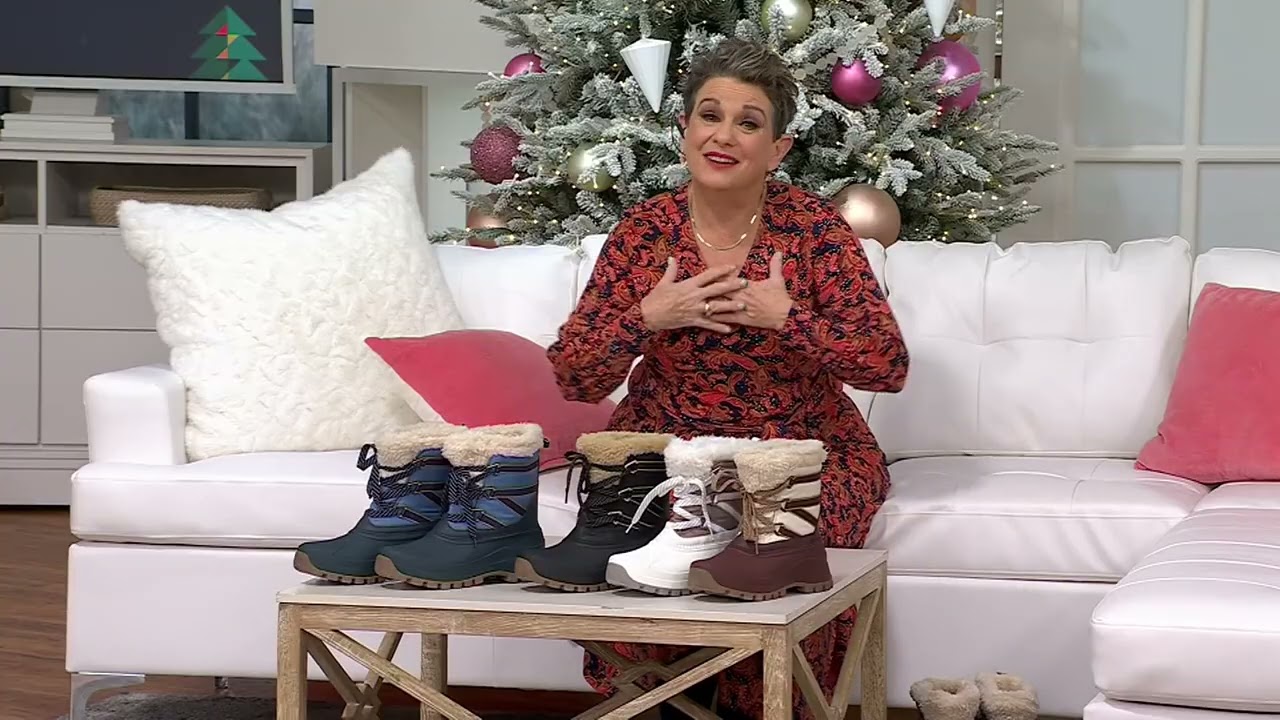 Cougar Fjord Waterproof Mid Winter Boots - Fresno on QVC - YouTube