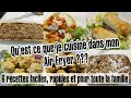 RECETTES FACILES, DÉLICIEUSES ET RAPIDES AVEC L’AIR FRYER 😋 image