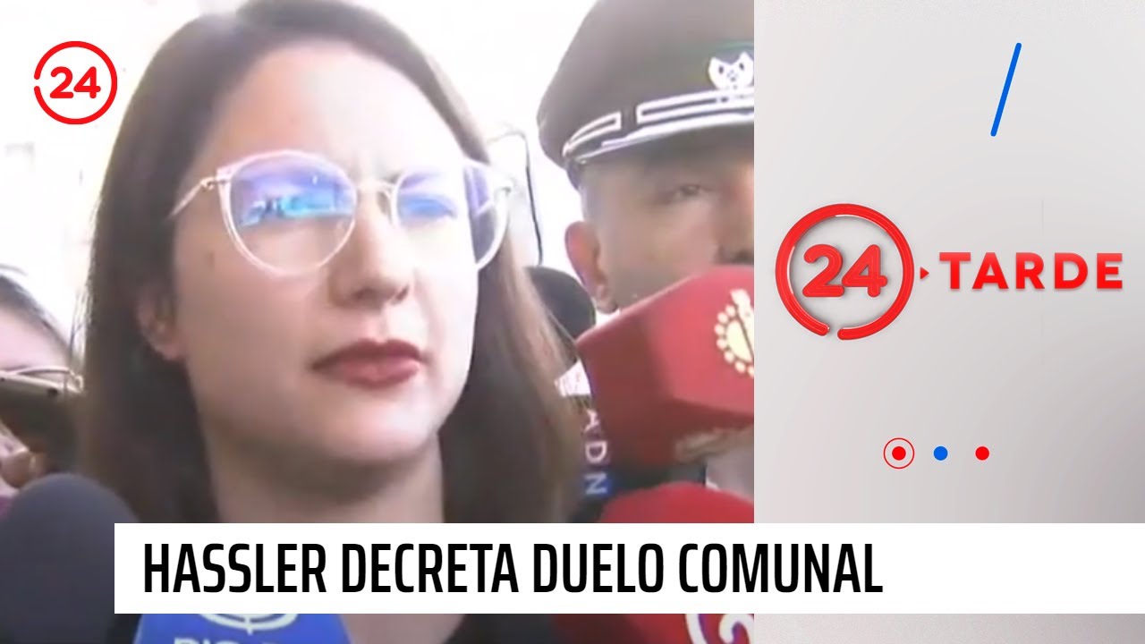 Alcaldesa Hassler decreta duelo comunal por el asesinato del carabinero Daniel Palma | 24 Horas TVN