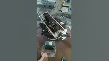 Pipe cutting and Beveling machine (Bridge tool slide) do flange facing 😄👍flange processing