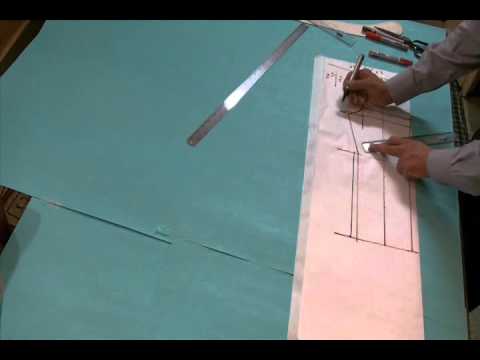 تعليم التفصيل بالباترون اساس بنطالون اطفال