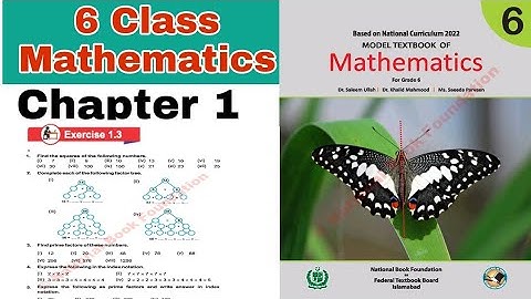 Class 6 Math Chapter 1 Exercise 1.3| math class 6 chapter 1| prime factors, tree met | ilmi darasgah