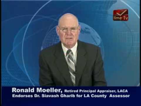 Ronald Moeller Endorses Dr. Siavash Gharib for LA County Assessor