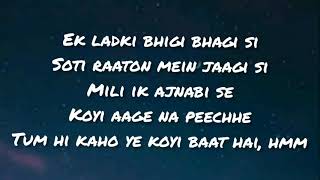 Ek Ladki Bhigi Bhagi Si With Lyrics | Chalti Ka Naam Gaadi Songs | Kishore  | Madhubala | Rain Song