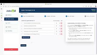 AI powered Recruitment platform demo