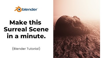 Surreal Scene in a Minute | Blender tutorial
