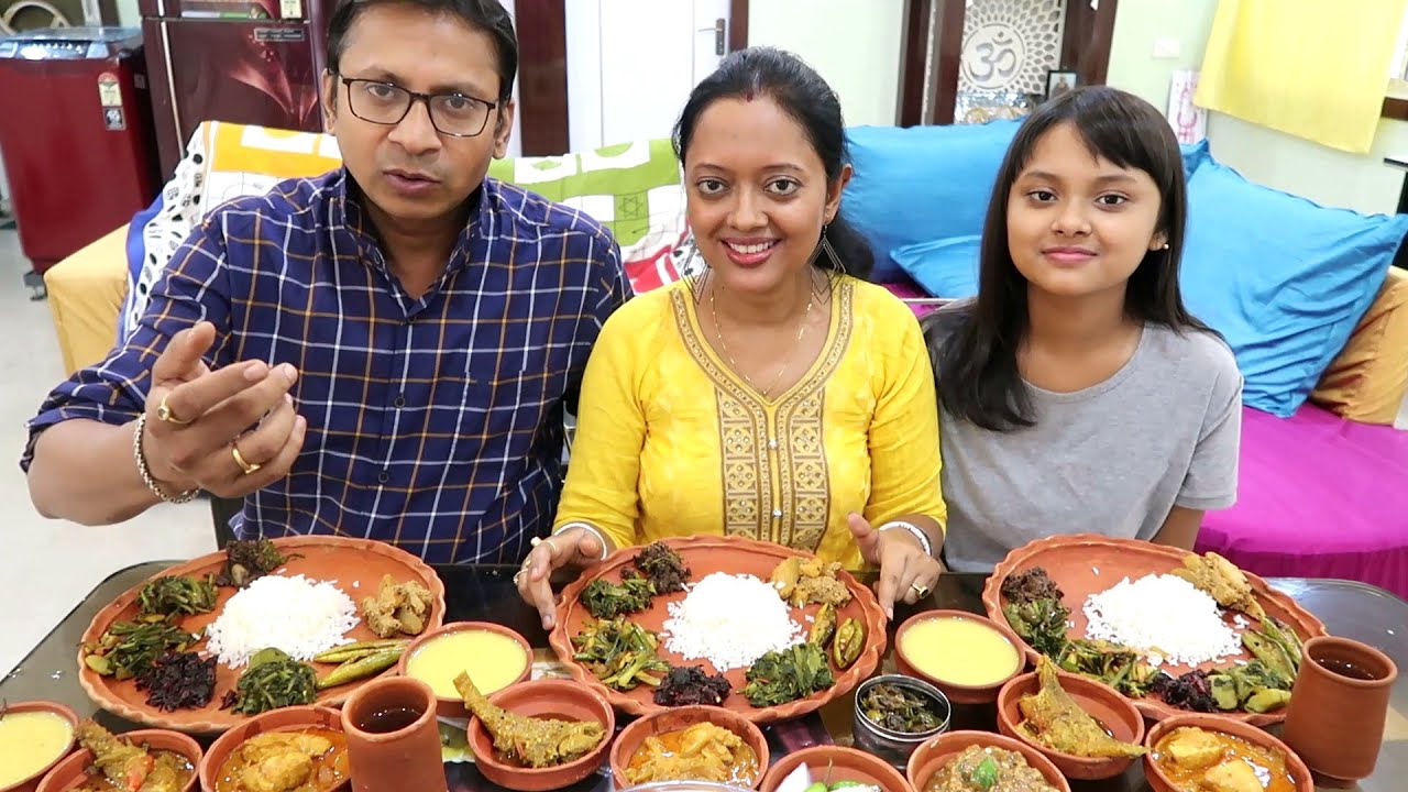 Bhola - Chicken - Shak er Samvar           Best Bengali Rice Thali