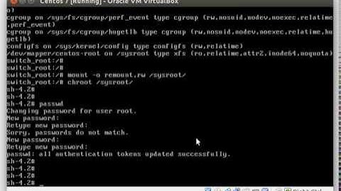 How to reset the root password on RHEL 7 and CentOS 7