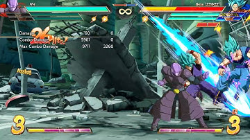 DBFZ Hit corner combo link