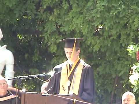 Luke Stephens Saint Francis Grad Speech 2009