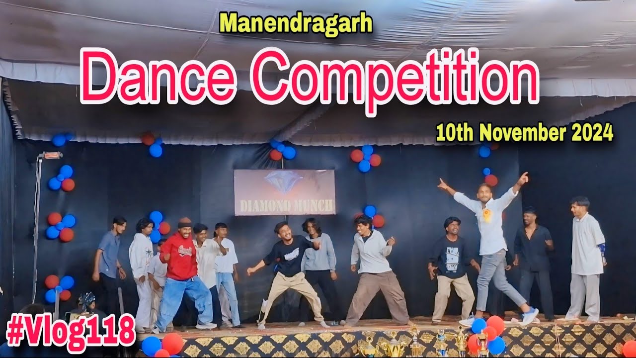 Dance Competition 2024 ll Manendragarh ll vlog118 ll #damunkavlog