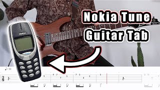 How To Play The Nokia Tune on Guitar (with Tab) Resimi