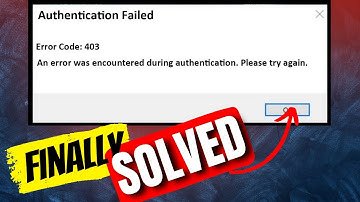 How to Fix Roblox authentication failed error code 403 - Error was encountered during authentication