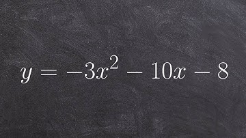Solve by factoring when a is greater than one