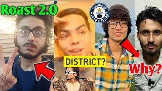 Carryminati ROAST Tiktoker adnan 2.O. Shourav Joshi blog New record? Aditech accident? Gyan gaming