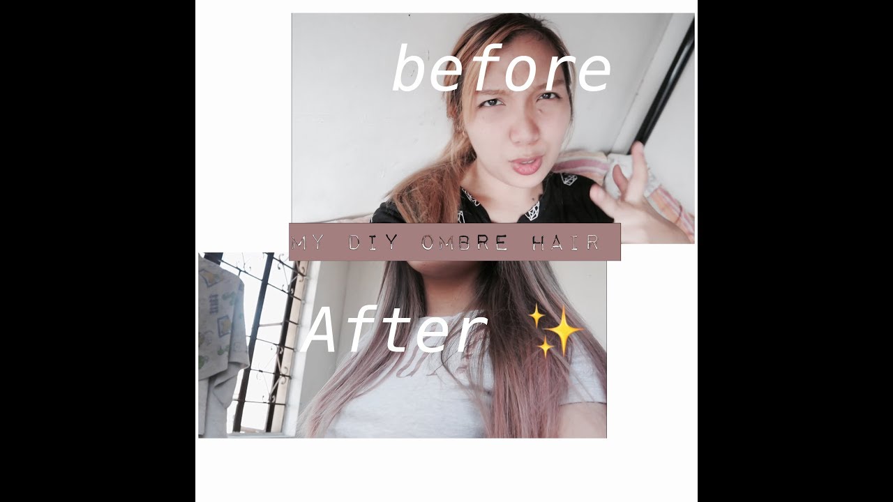 Diy Ombre Hair At Home Less Than 200 For Ash And Pink Hair