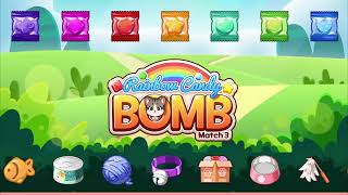 Rainbow Candy Bomb: Match 3(RCB_aos_Landscape_K01_01) screenshot 1