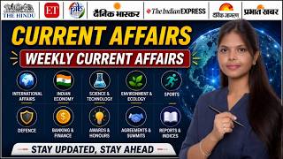 WEEKLY CURRENT AFFAIRS  CLASS-47Complete Live Class BY-AnitaKriti ma'am