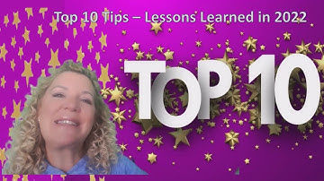 Top 10 - Lessons Learned in 2022